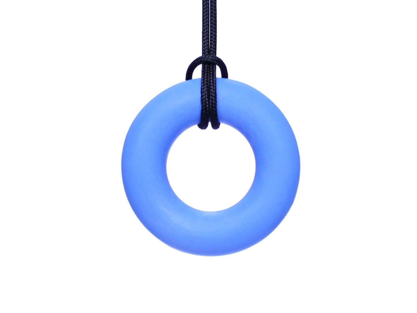 Ark chewable ring necklace royal blue