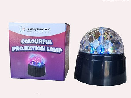 Colourful projection lamp in box