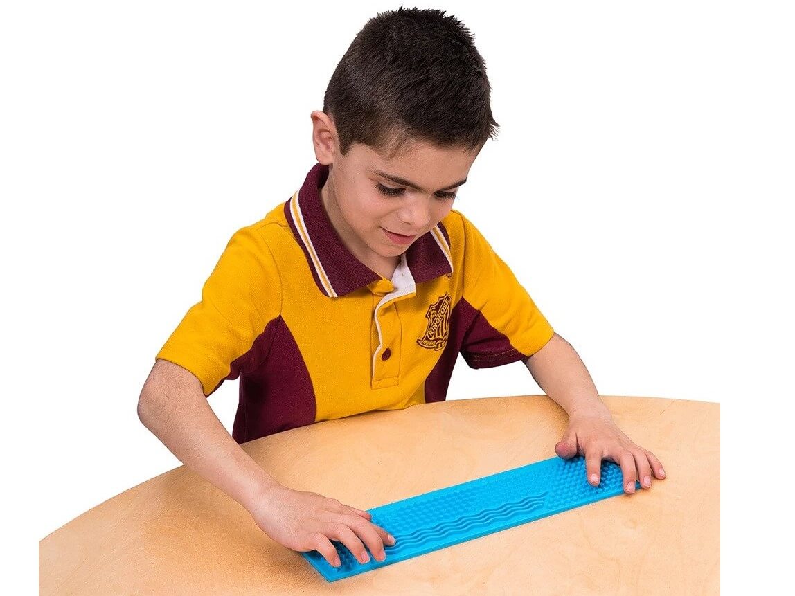 Elizabeth Richards boy tactile ruler