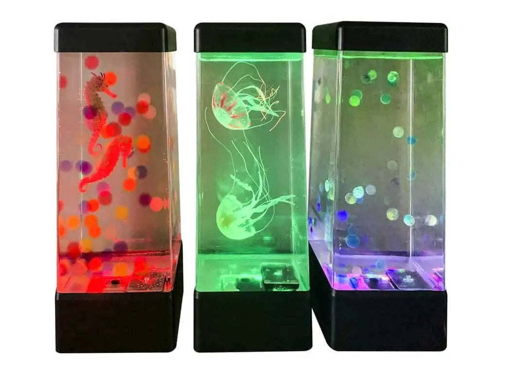 JINX jellyfish lamps with seahorses balls
