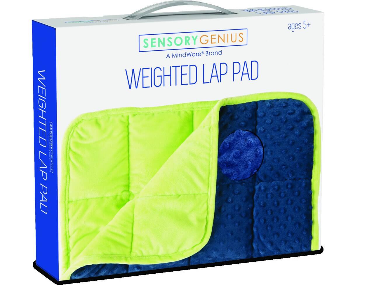 LL5017 Sensory Genius Weighted Lap Pad in box