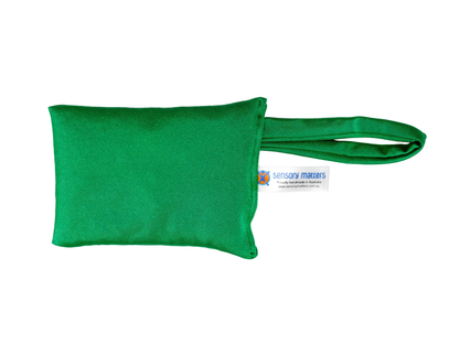 Lycra bean bag with wrist loop green
