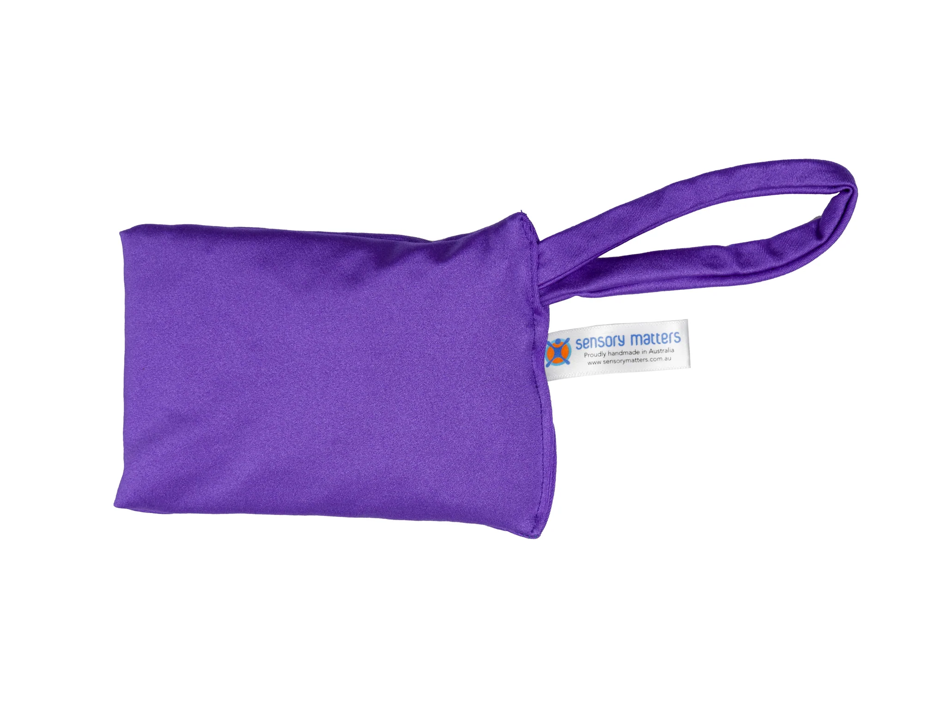 Lycra bean bag with wrist loop purple