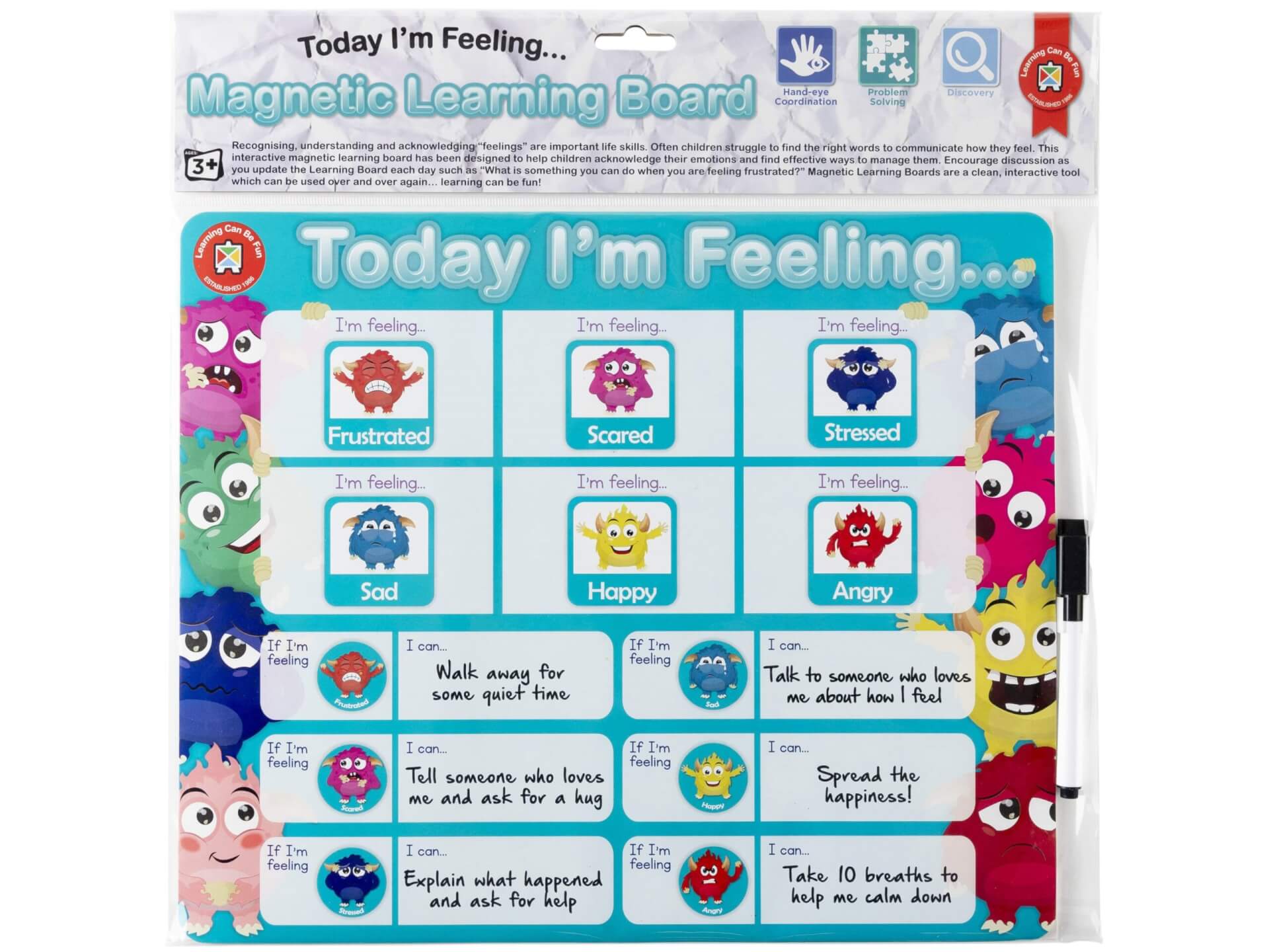 Emotions magnetic learning board
