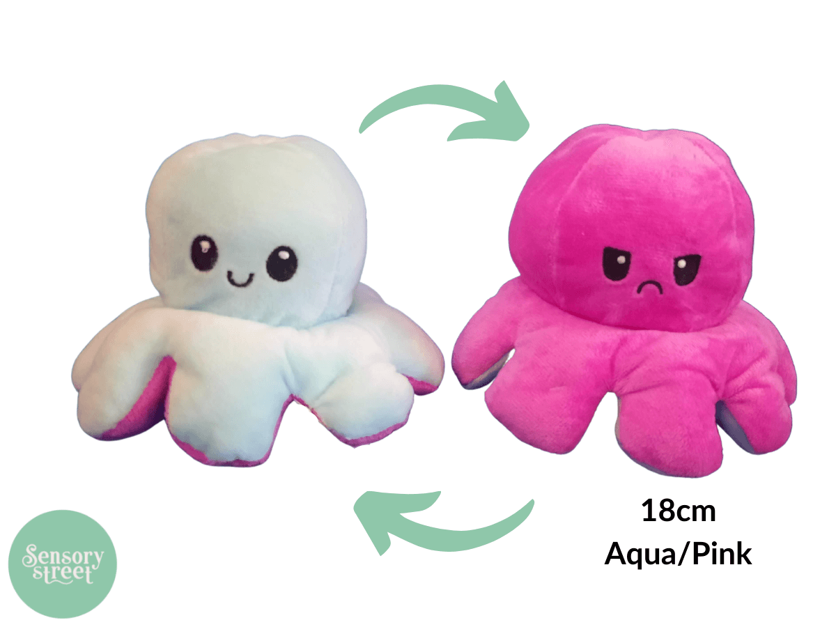 Mood Octopus small aqua pink