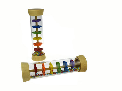 Coloured rainmaker rattle