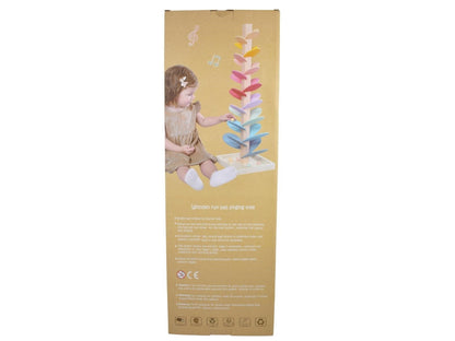 Calm and Breezy Wooden Marble Tree back of box