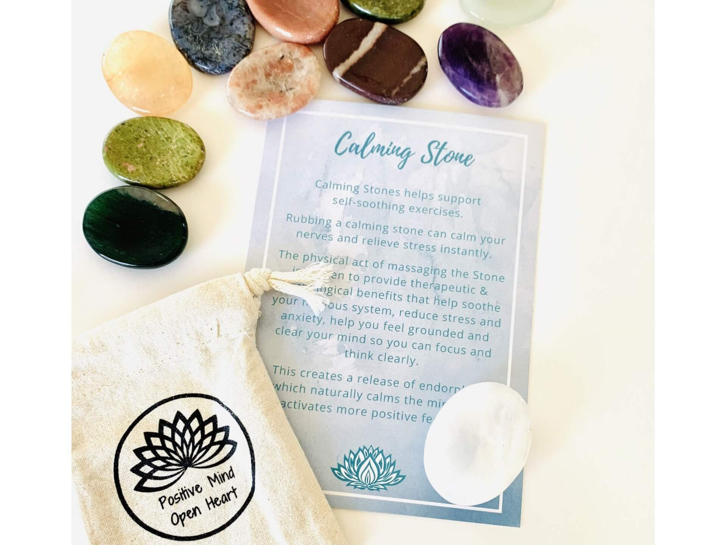 PMOH Calming Stones with bag