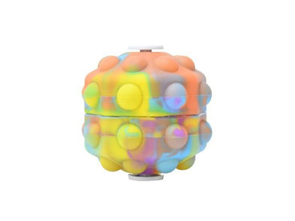 Pop Ball Spinner Light Up rainbow