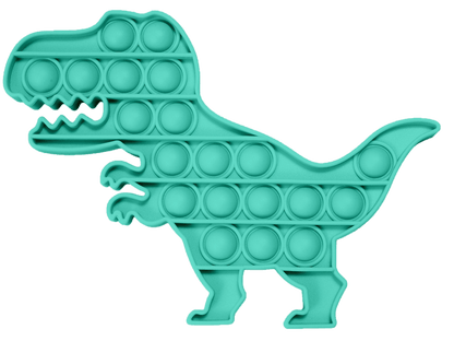 Push and pop dino teal