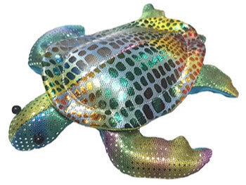 Sparkly weighted turtle front