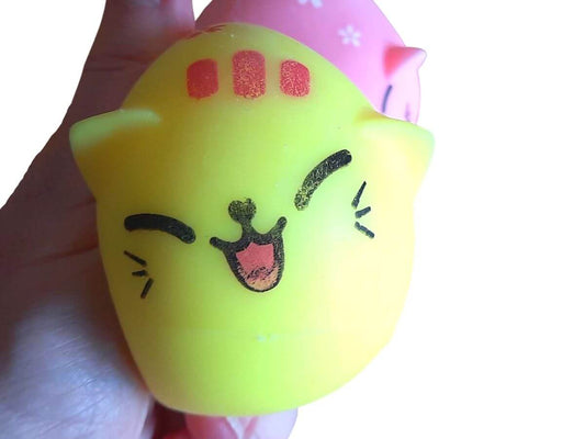 Yellow Squeezy cat