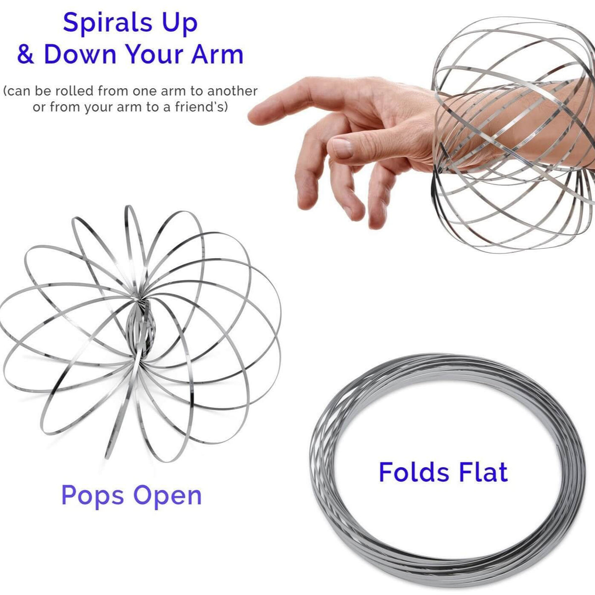 Flow Body Rings Kinetic Flow Ring 3D | Classic Sensory Toy – Sensory Street