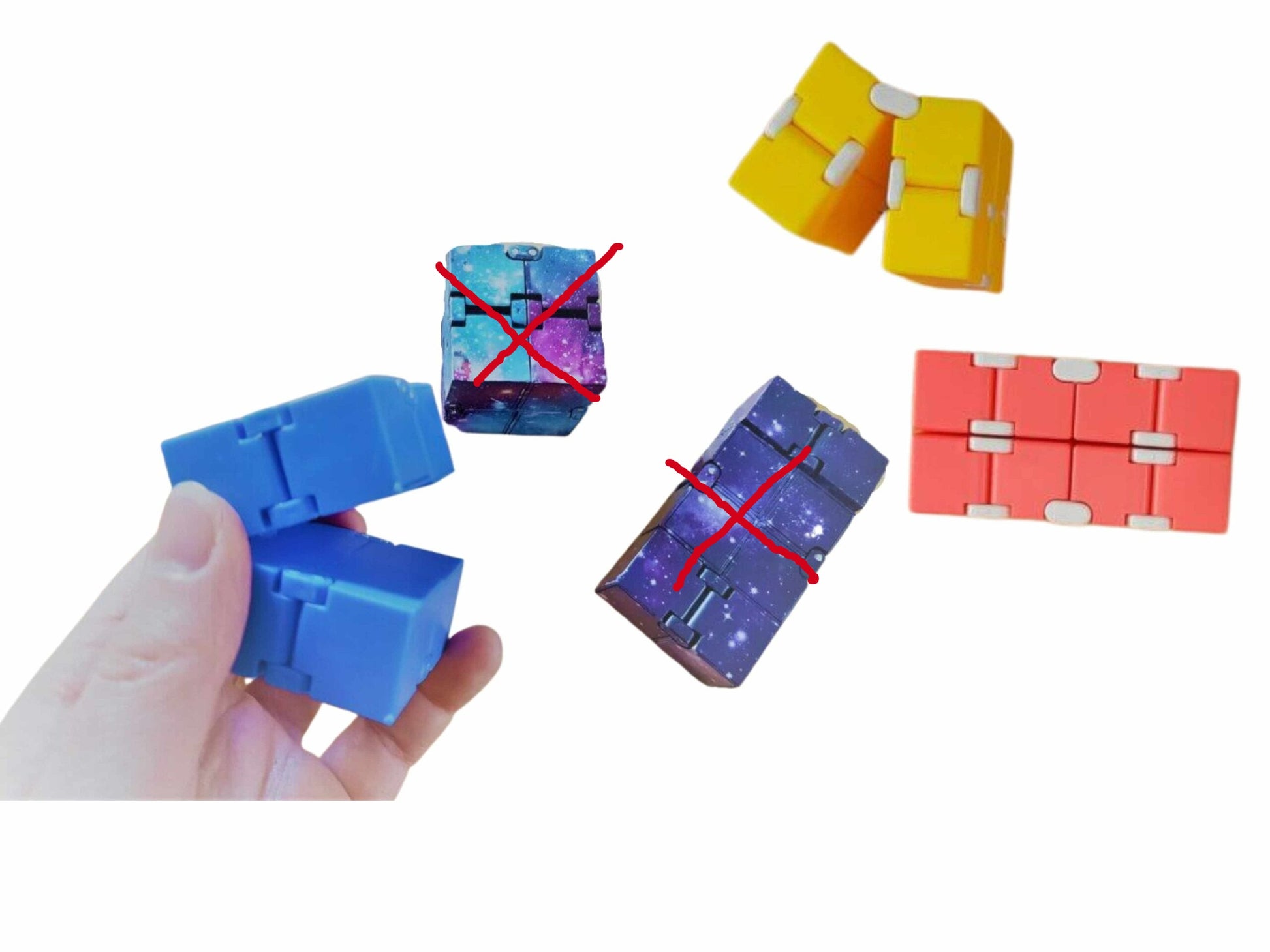 Fidget Infinity Cube | Choose your favourite colour – Sensory Street