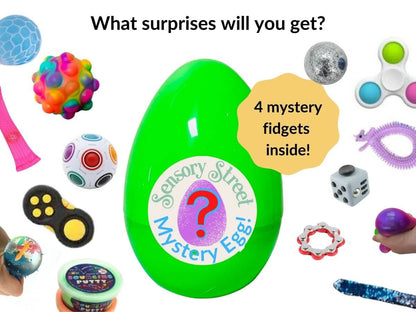 Mystery egg fidgets
