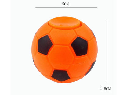 Soccer Ball Fidget Spinner Orange