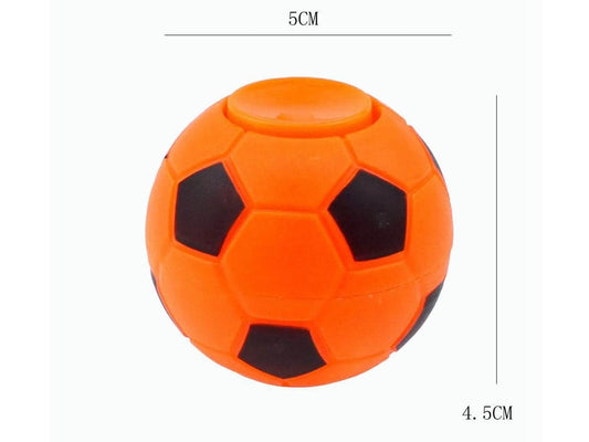 Soccer Ball Fidget Spinner Orange